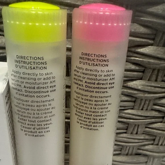 Beauty Bio Set Clarifying & Plumping Booster and toner serum $42 retail each